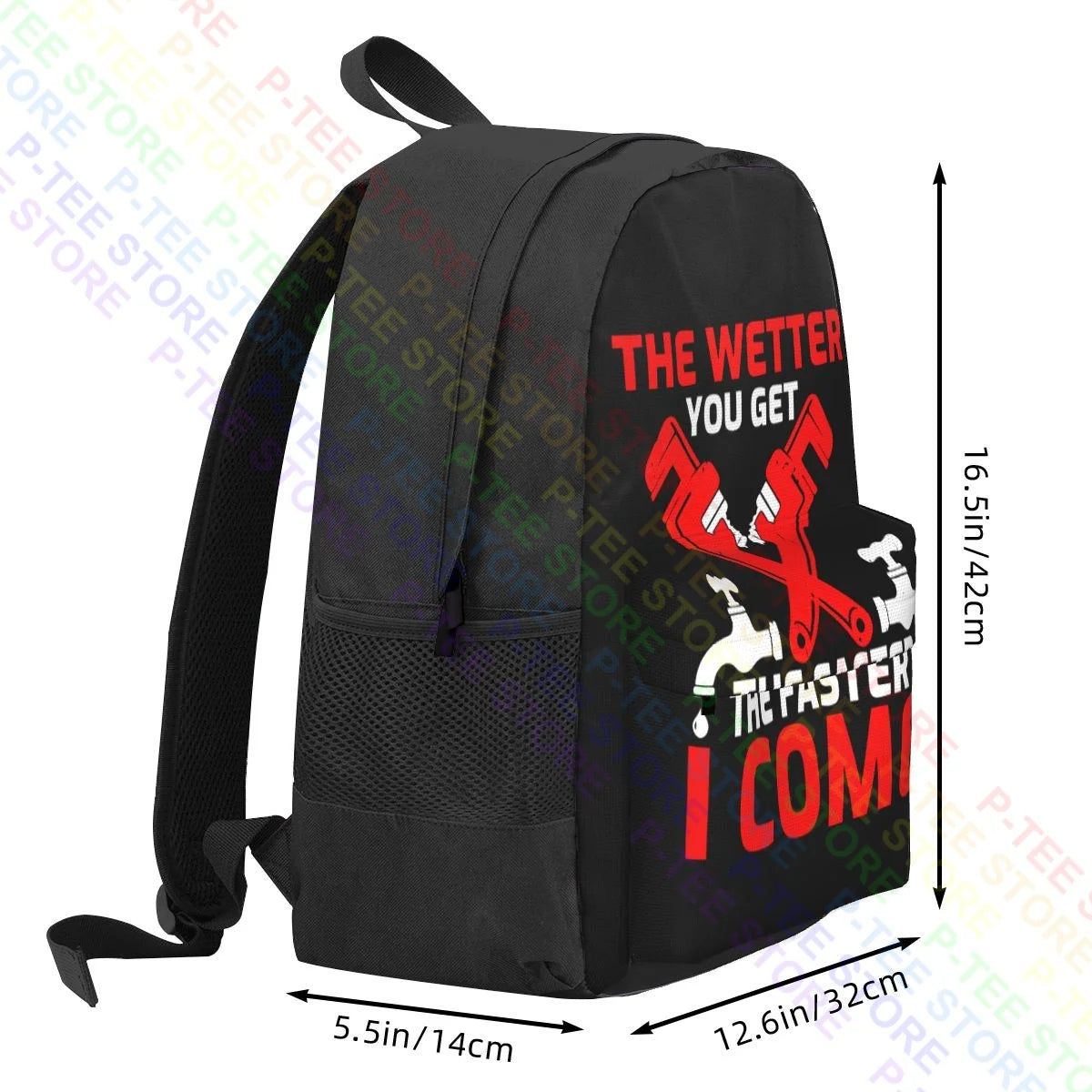 Plumber Large Capacity Backpack School Swimming Sports Bag