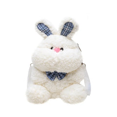 Women Rabbit Shoulder Bag Crossbody Faux Fur Messenger Party Clutches