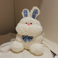 Women Rabbit Shoulder Bag Crossbody Faux Fur Messenger Party Clutches