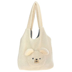 Plush Commute Bag Autumn Winter Female Large Capacity Soft Shoulder