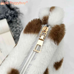 Fluffy Love Heart Hand Bag for Holiday Party