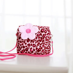 Floral Kids Coin Purse Mini Wallet Small Pearl Pouch Crossbody Bag