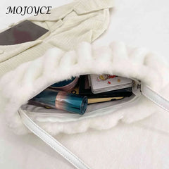 Soft Cloud Ladies Handbags Pleated Autumn Winter Commute Bags