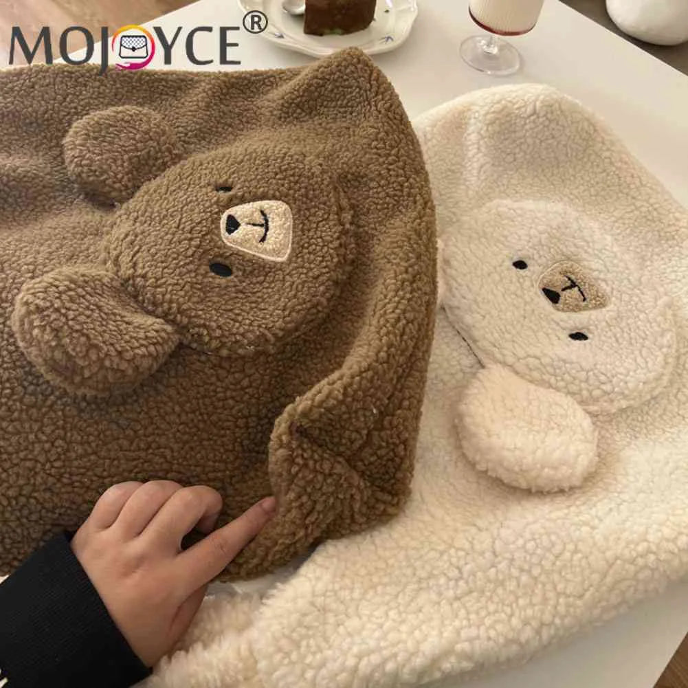 Bear Pattern Large Capacity Tote Bag for Holiday