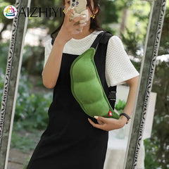 Peas Shaped Female Shoulder Bag for Travel and Leisure