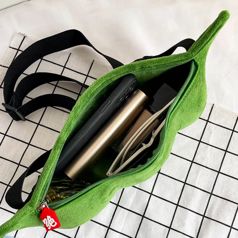 Plush Peas Shoulder Bag for Women