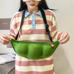 Plush Peas Shoulder Bag for Women
