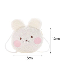 Furry Plush Shoulder Bag for Kids