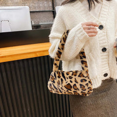 Plush Soft Underarm Shoulder Messenger Bag Casual Crossbody Bags