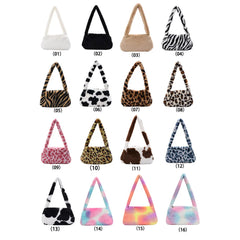 Plush Soft Underarm Shoulder Messenger Bag Casual Crossbody Bags