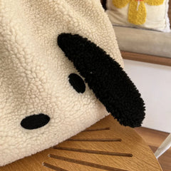 Plush Top-handle Bag Animal Pattern Large Capacity Soft Casual