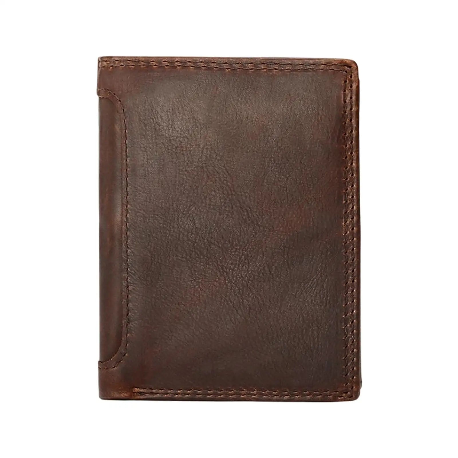 Pocket Clip Wallet Organizer Storage with ID Windows and Zipper