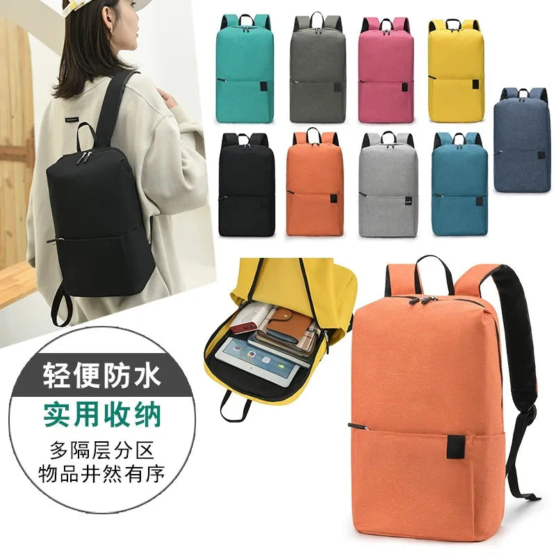 Polyester Backpack for 15.6" Laptop, College Students School Bags