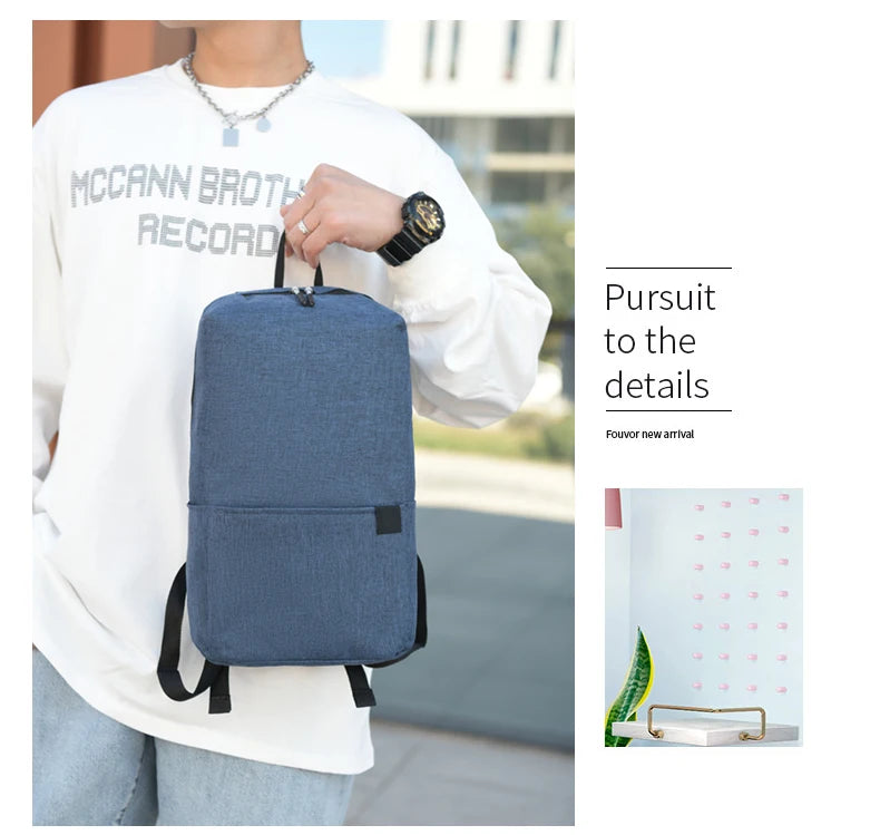 Polyester Backpack for 15.6" Laptop, College Students School Bags