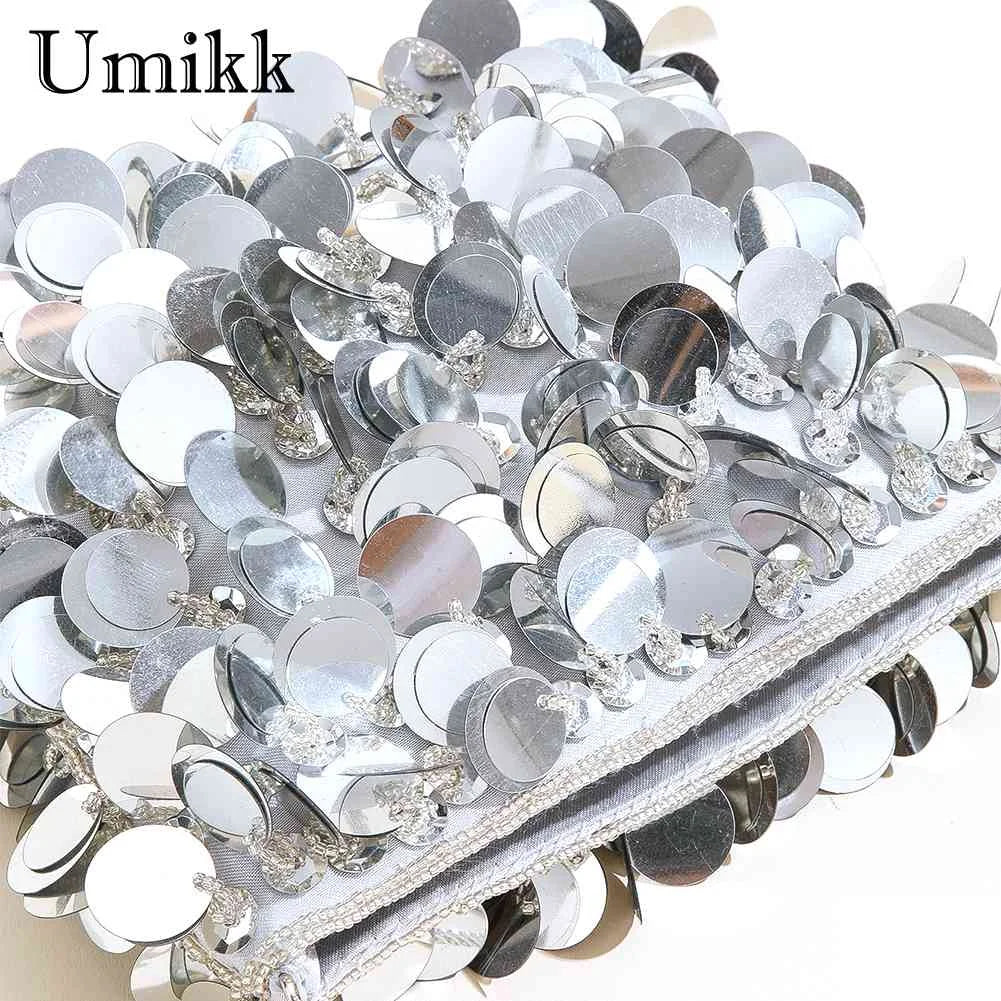 Sequin Envelope Evening Clutch Chain Wedding Bag