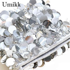 Sequin Envelope Evening Clutch Chain Wedding Bag