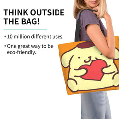 Pompompurin 3 Tote Bag Large Girls Women Bags Eco Bag Retro Harajuku Harajuku