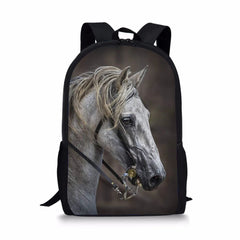 Pony Print Backpacks Shoulder Bags School Bags Girls Travel