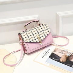 Casual Small Square Bag Women Autumn One-shoulder Cross-body Bag Pearl Handbag