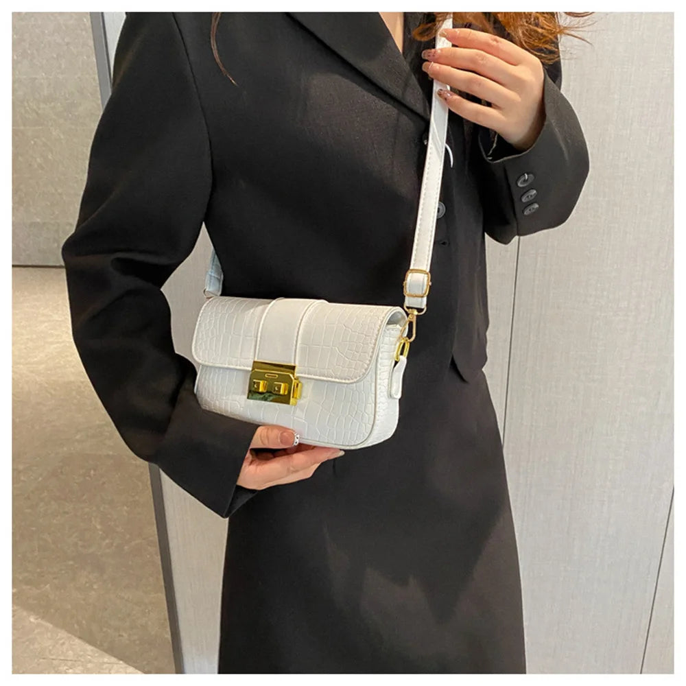 Vintage Embossing Crossbody Shoulder Bag for Women