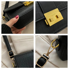 Vintage Embossing Crossbody Shoulder Bag for Women
