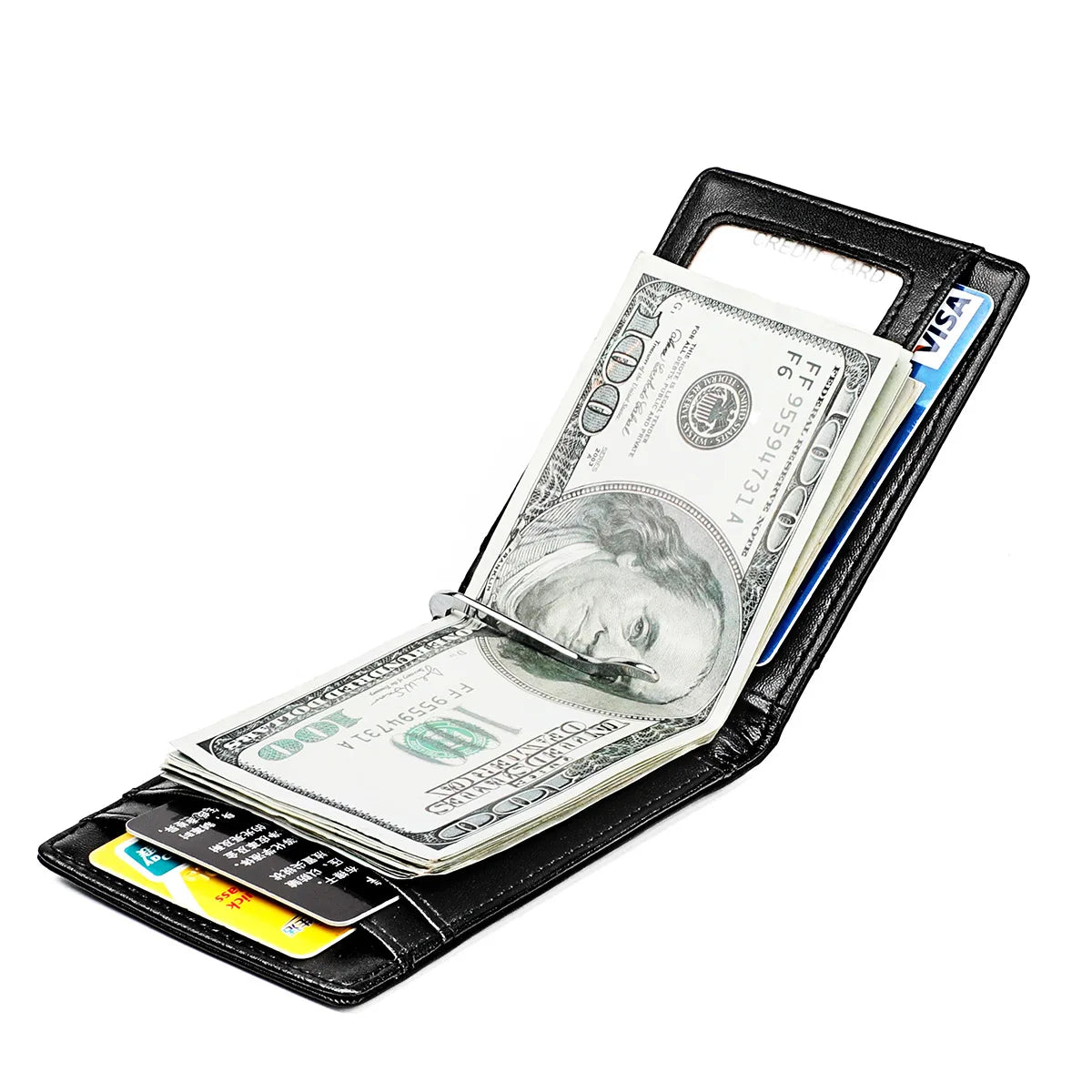 Carbon Fiber Men's Wallet RFID Minimalist Ultra-thin Short Wallet