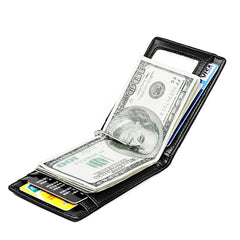 Carbon Fiber Men's Wallet RFID Minimalist Ultra-thin Short Wallet