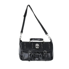 Personalised Punk Skull Shoulder Bag Handbag