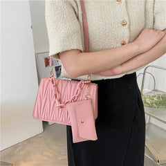 Retro Embroidery Thread Shoulder Messenger Bag