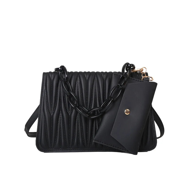 Retro Embroidery Thread Shoulder Messenger Bag