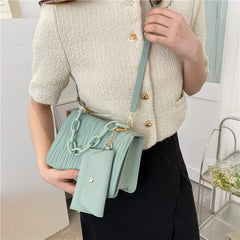 Retro Embroidery Thread Shoulder Messenger Bag