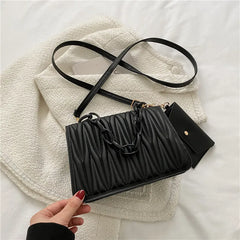Retro Embroidery Thread Shoulder Messenger Bag