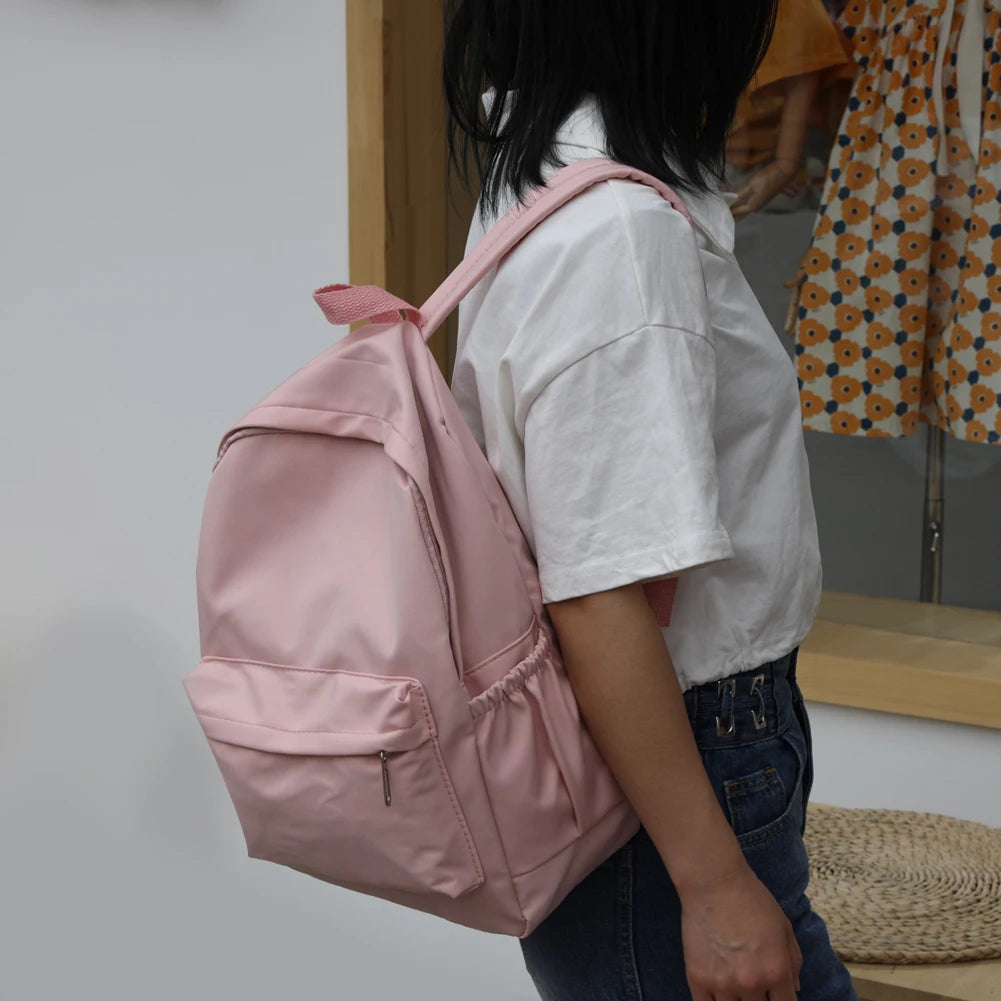 Casual Large Capacity Women's Nylon Shoulder Backpack