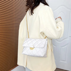 Women's Chain Shoulder Messenger Bag Small Square Bag