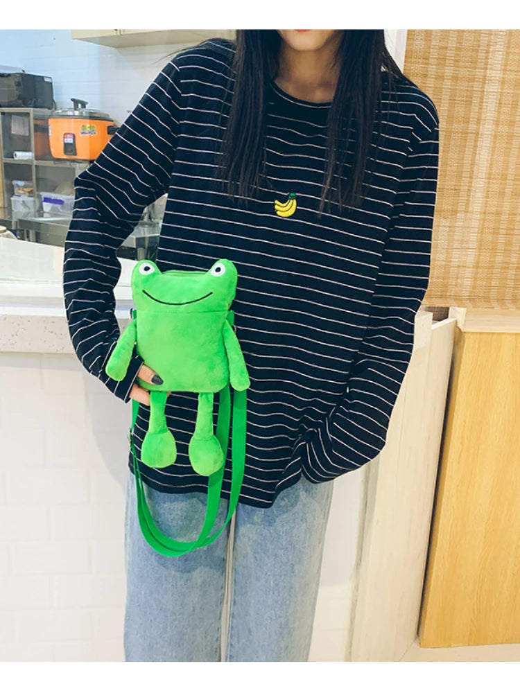 Frog Crossbody Bag for Women Girls, Phone Pouch with Adjustable Strap