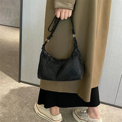 Women's High Diamond Messenger Bag All-match Handbag