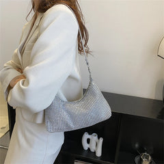 Women's High Diamond Messenger Bag All-match Handbag