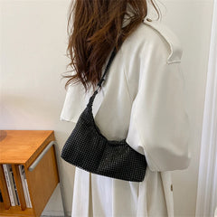 Women's High Diamond Messenger Bag All-match Handbag