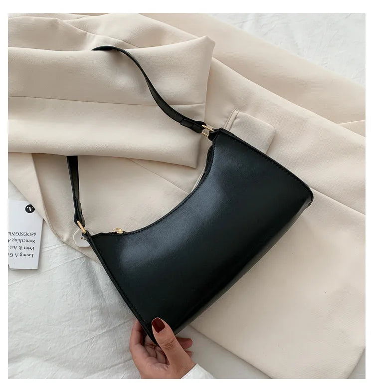 Casual PU Leather Chain Shoulder Purse Crossbody Bag