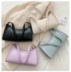 Casual PU Leather Chain Shoulder Purse Crossbody Bag