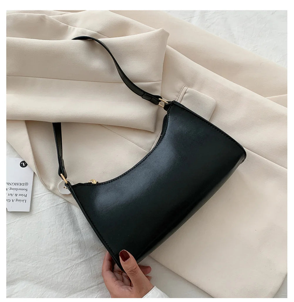 Casual PU Leather Chain Shoulder Purse Crossbody Bag