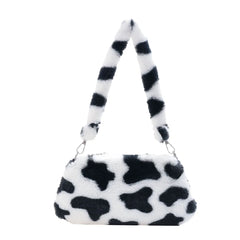 Female Animal Pattern Shoulder Party Clutches Ladies Top-handle Bag Tote