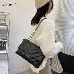 Women's Daily Crossbody Bag Leather Chain Handbag