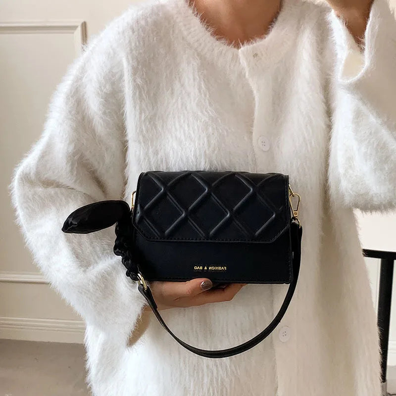 Autumn Diamond Shoulder Bag Women Messenger Crossbody