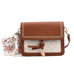Small Square Bag Women's Bag Autumn Winter Shoulder Bag Texture Diagonal Handbag