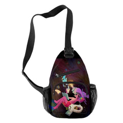 Midnight Gospel Crossbody Chest Bag Waterproof Sports Travel Shoulder Bag