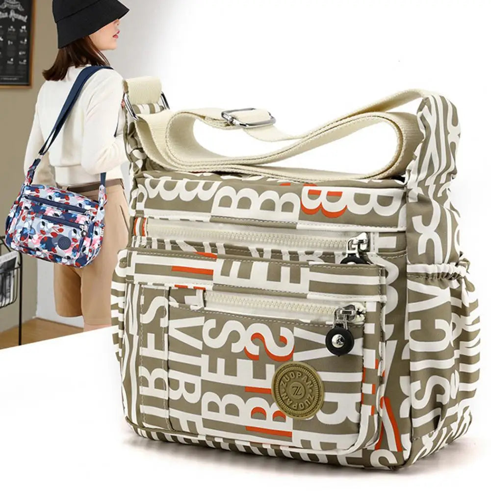 Women Handbag Lightweight Crossbody Bag Pockets Anti Scratch Diaper Bag Storage