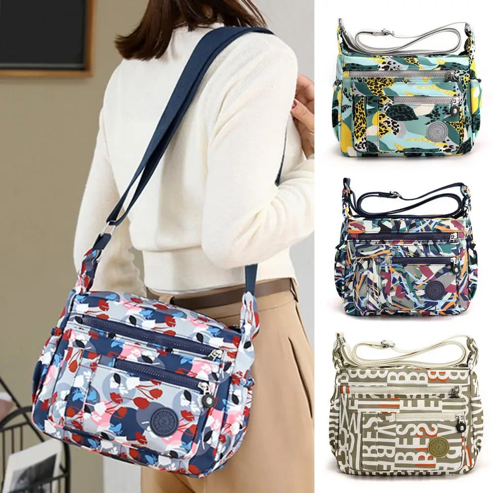 Women Handbag Lightweight Crossbody Bag Pockets Anti Scratch Diaper Bag Storage