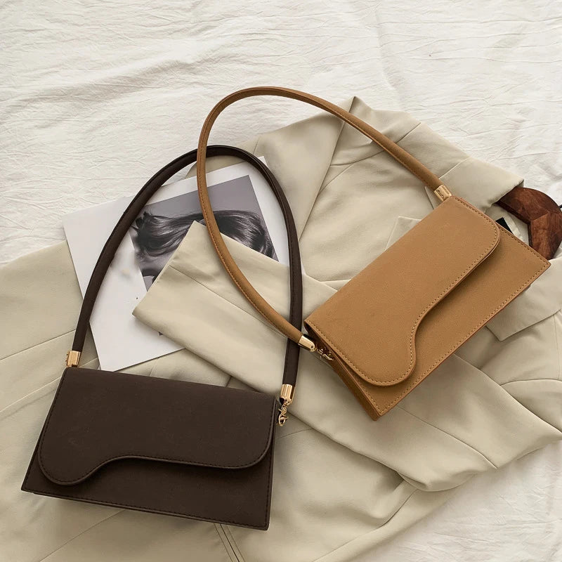 Women Underarm Purses Shoulder Girls Cellphone Handbags Lady Shopping Flap Bags