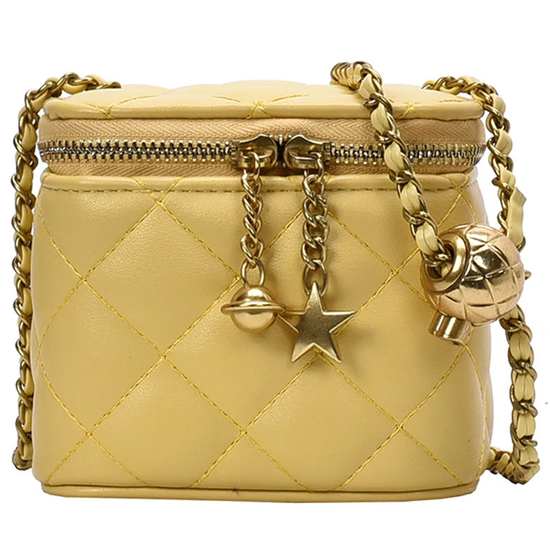 All-Match Diamond Messenger Bag Ladies Small Square Bag